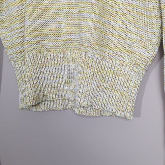 Uniqlo Yellow and White Crew Neck Sweater - Picture 2 of 6